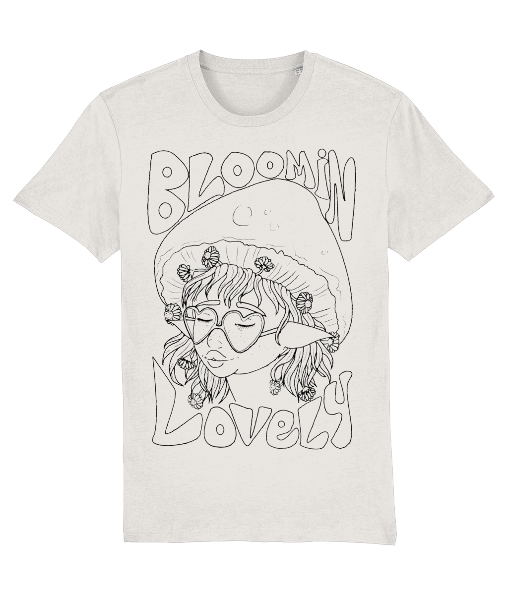 Bloomin' Lovely B&W T-Shirt