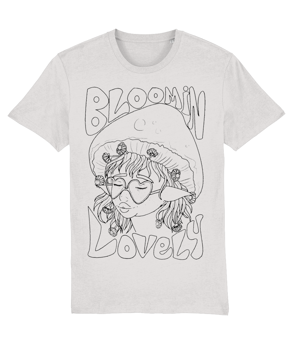 Bloomin' Lovely B&W T-Shirt