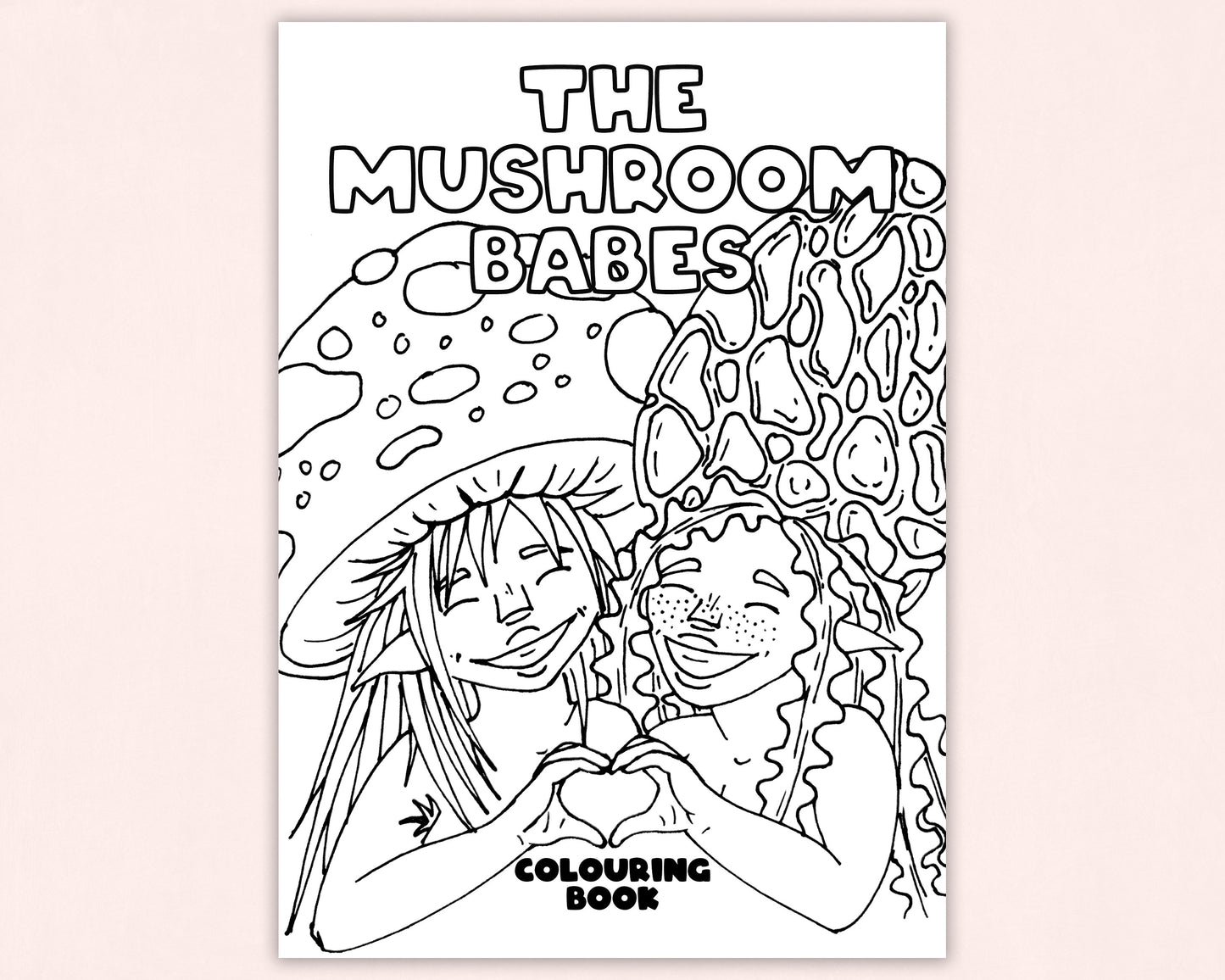 The Mushroom Babes 12 Digital Colouring Sheets