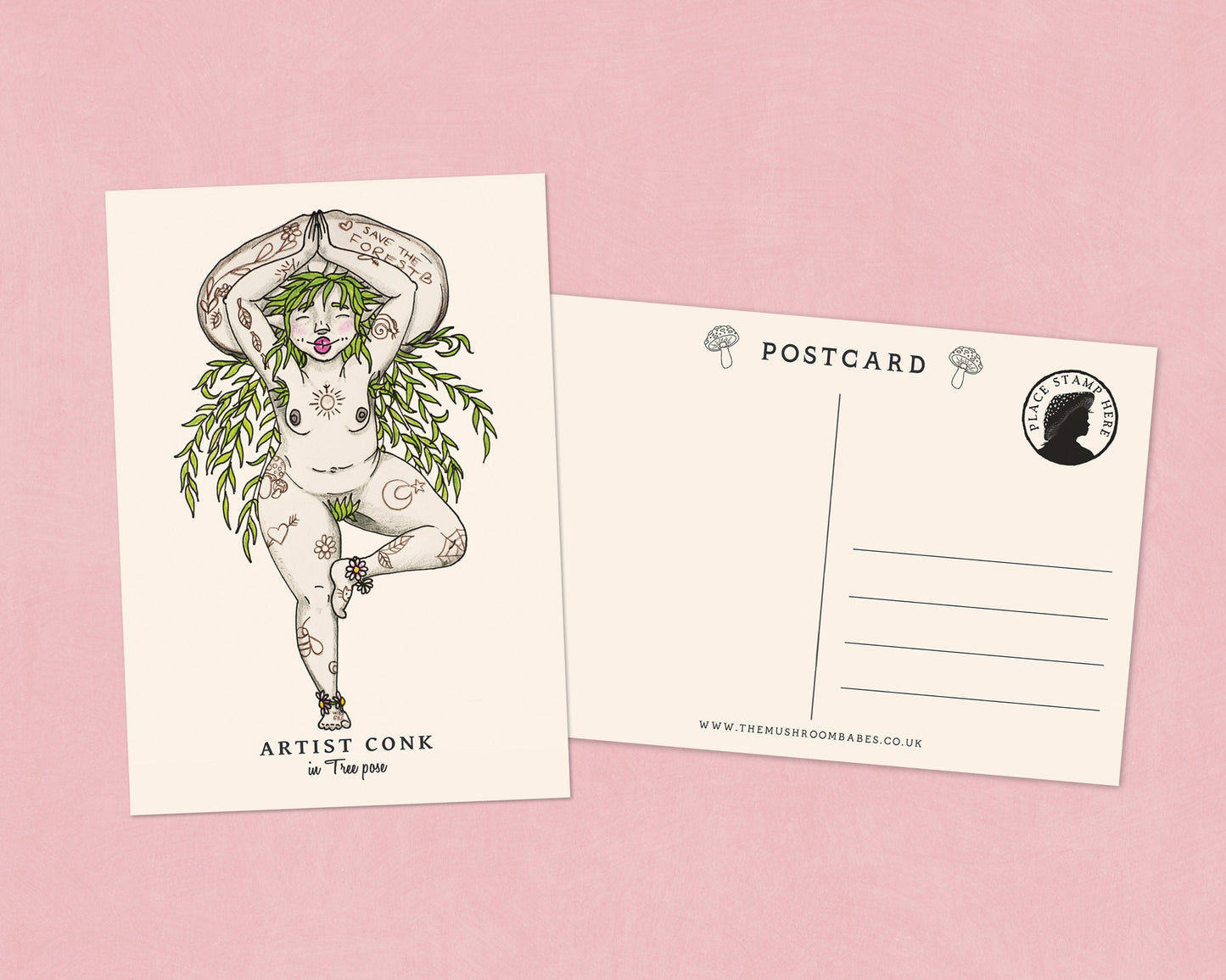 Yoga Babes Postcards